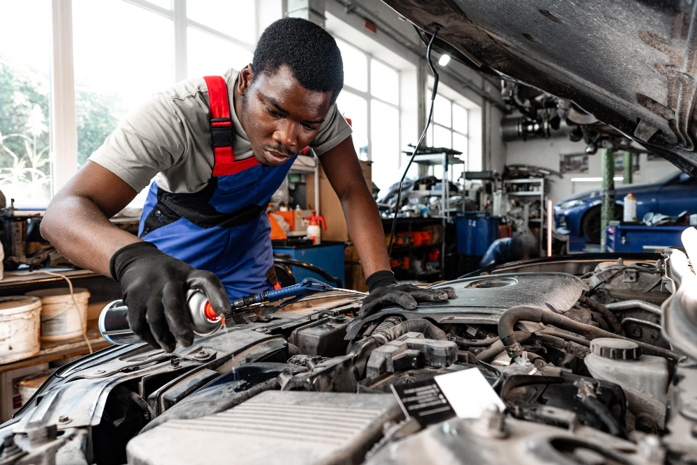 Auto repair services in Lafayette, LA inspecting a vehicle experiencing handling and performance issues on the road